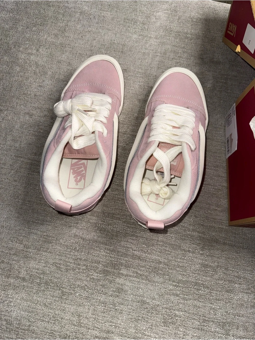 NWT Vans Knu Skool Sepia Rose Pink Suede Sneakers Women’s 8 Men’s 6.5